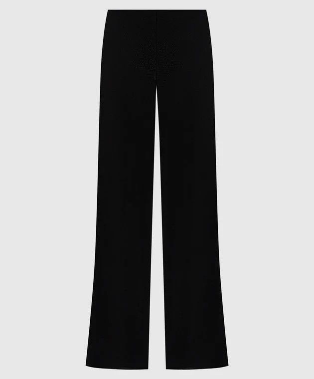 Jean Paul Gaultier Jean Paul Gaultier Women’s Black Flared Pants Size 46 Size 32" / US 10 / IT 46 - 1 Thumbnail