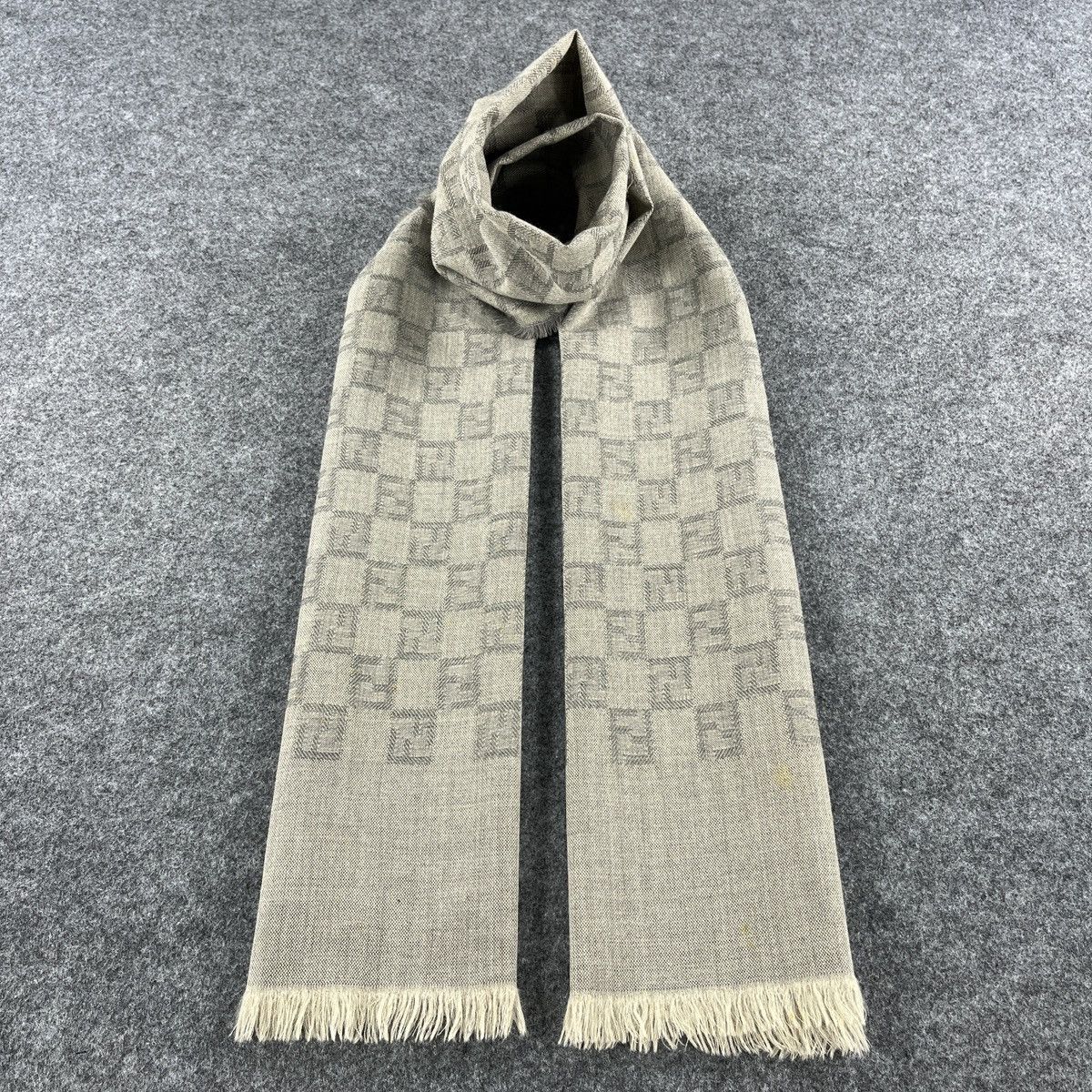 Fendi × Vintage Fendi Scarf / Muffler / Neckwear T1441 Size ONE SIZE - 4 Thumbnail