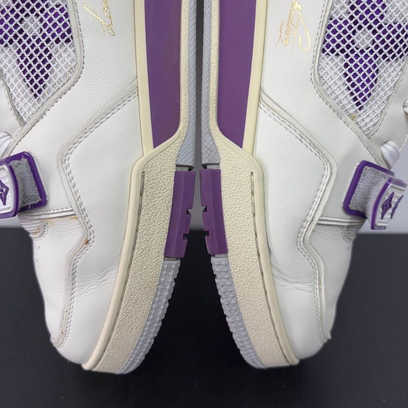 Louis Vuitton Louis Vuitton Trainer White Purple Fashion Sneakers -2505 Size US 8 / IT 38 - 5 Thumbnail