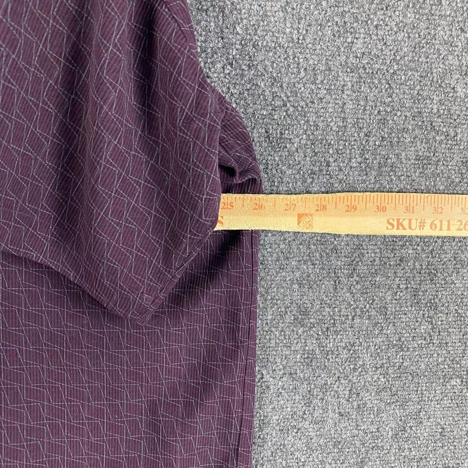 Toscano Toscano Shirt Men's Extra Large Geometric Button Up Silk XL Size US XL / EU 56 / 4 - 6 Thumbnail