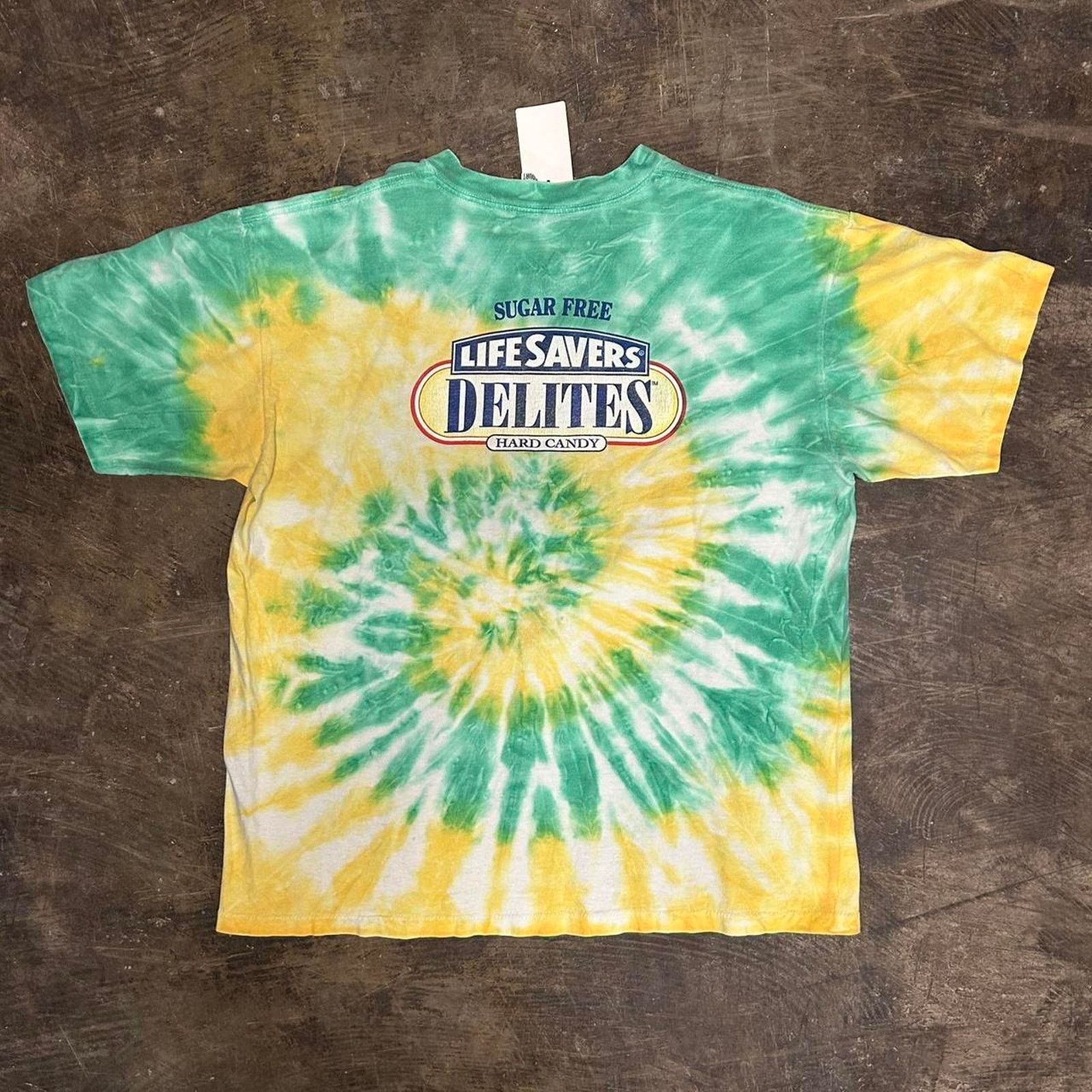 Other VTG Green and yellow tie-dye Life Savers Delites graphic tee Size US XL / EU 56 / 4 - 1 Thumbnail