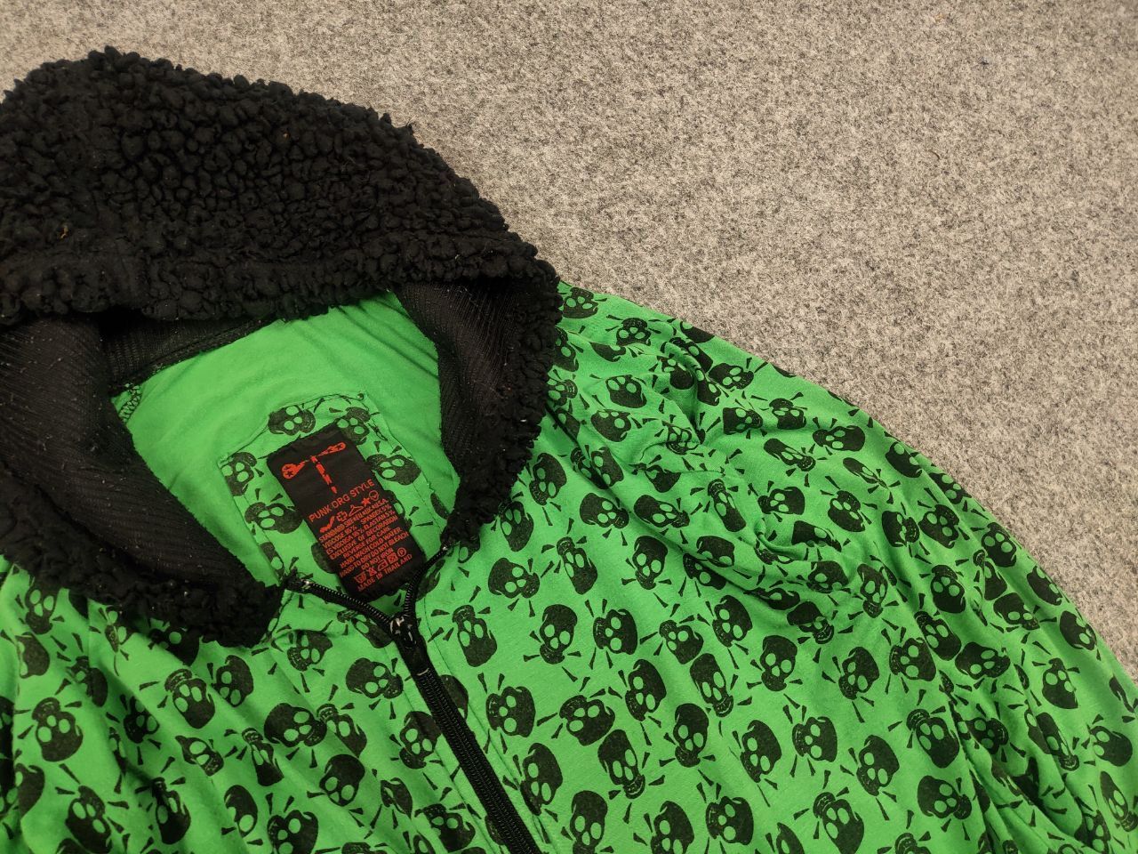 If Six Was Nine Vintage Punk Org If Six Was Nine Style Skeleton Zip Hoodie Size M / US 6-8 / IT 42-44 - 7 Thumbnail