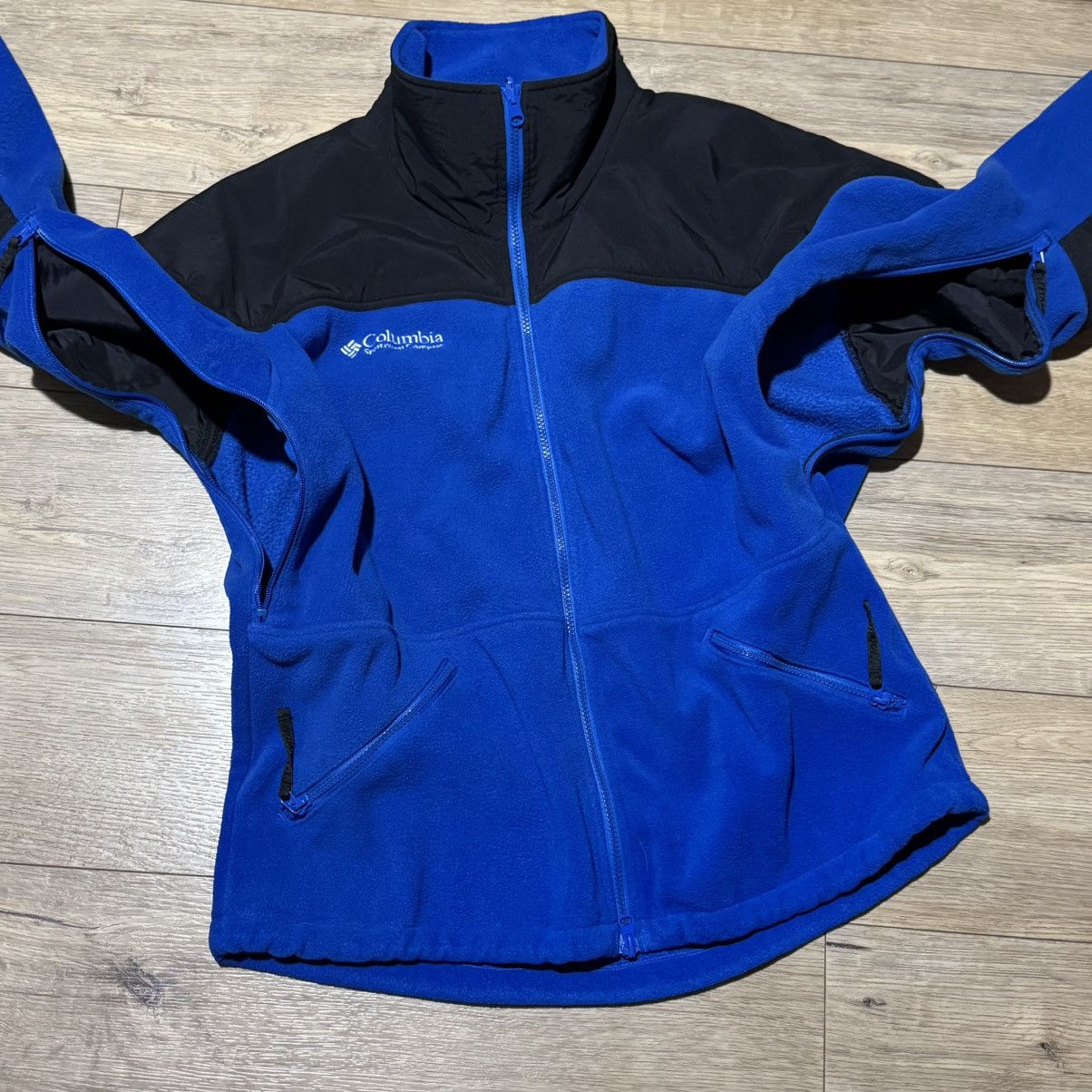 Columbia × Vintage Y2K Columbia Titanium Heavy Duty Zip Fleece Size US L / EU 52-54 / 3 - 3 Thumbnail