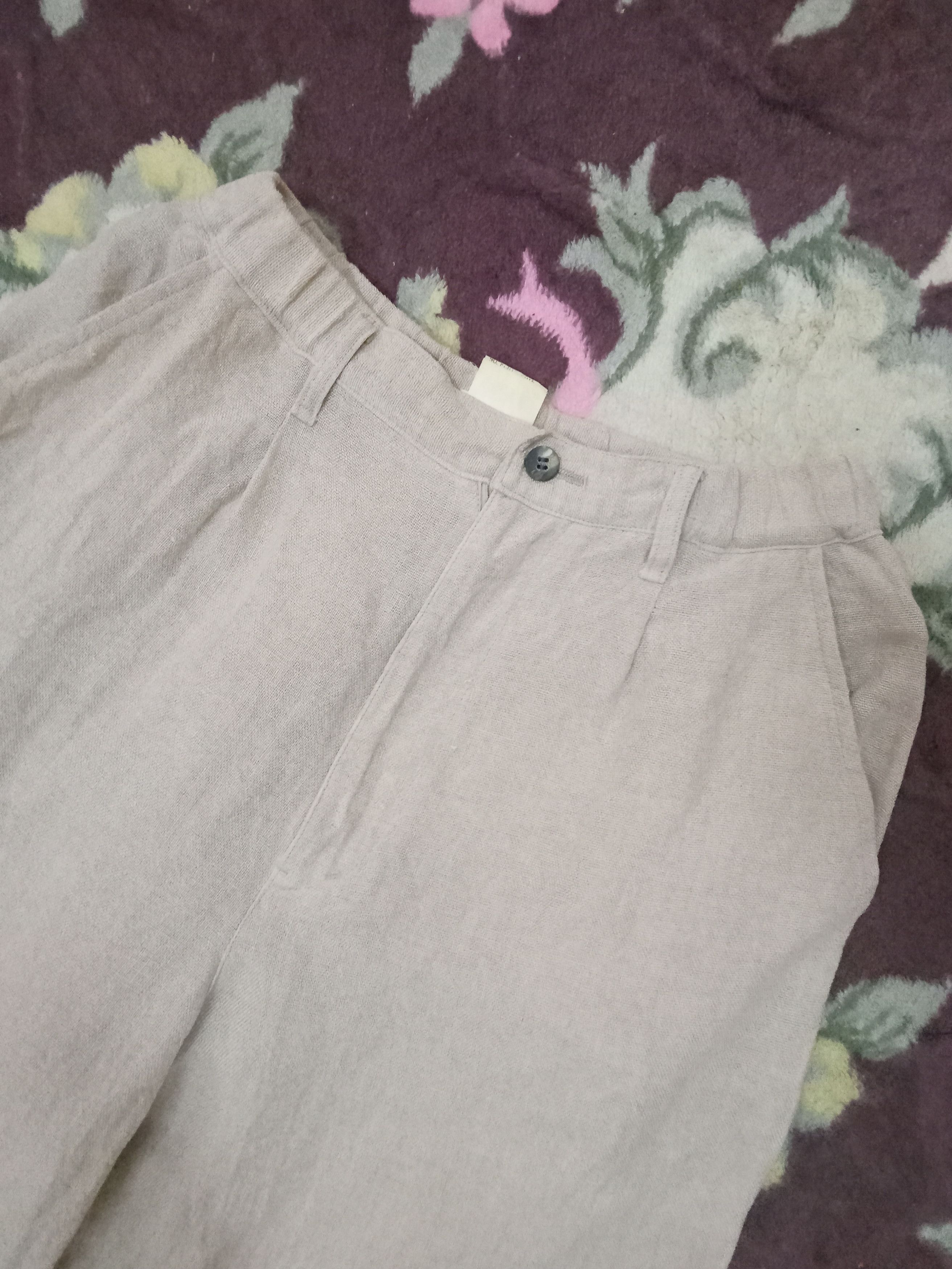 Designer × Issey Miyake Plantation Baggy Pants Size 28" / US 6 / IT 42 - 3 Thumbnail