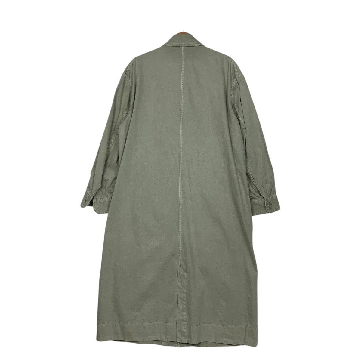 Lemaire × Uniqlo Uniqlo X LEMAIRE Faded Green Long Coat Jacket #2729-C123 Size US L / EU 52-54 / 3 - 8 Thumbnail