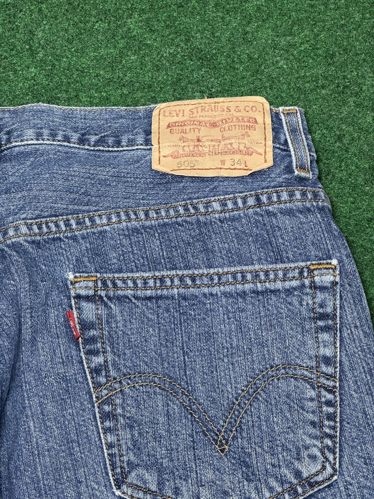 Levi's × Vintage Y2K Levi’s 505 Jorts 34 Skater Grunge Hip Hop Denim Shorts Size US 34 / EU 50 - 2 Thumbnail