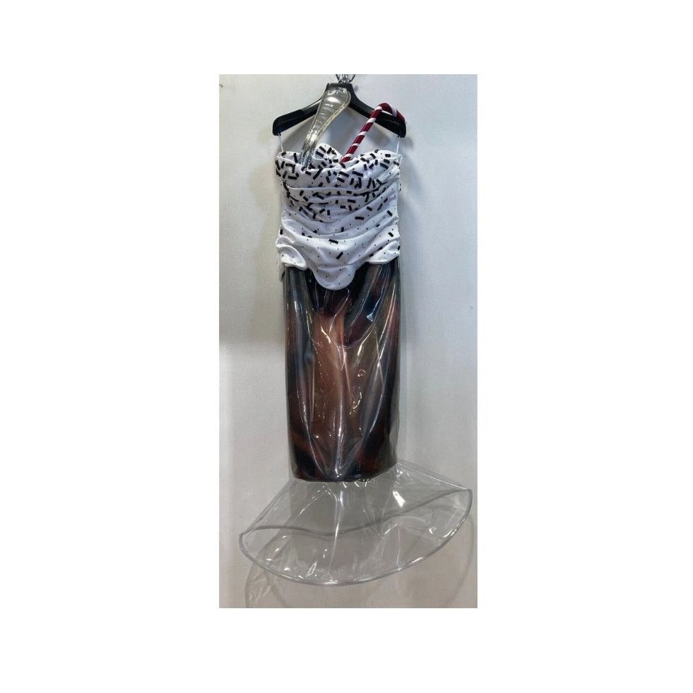Moschino SS22 RUNWAY $5880 MOSCHINO COUTURE Jeremy Scott Straw Dress Size M / US 6-8 / IT 42-44 - 4 Thumbnail