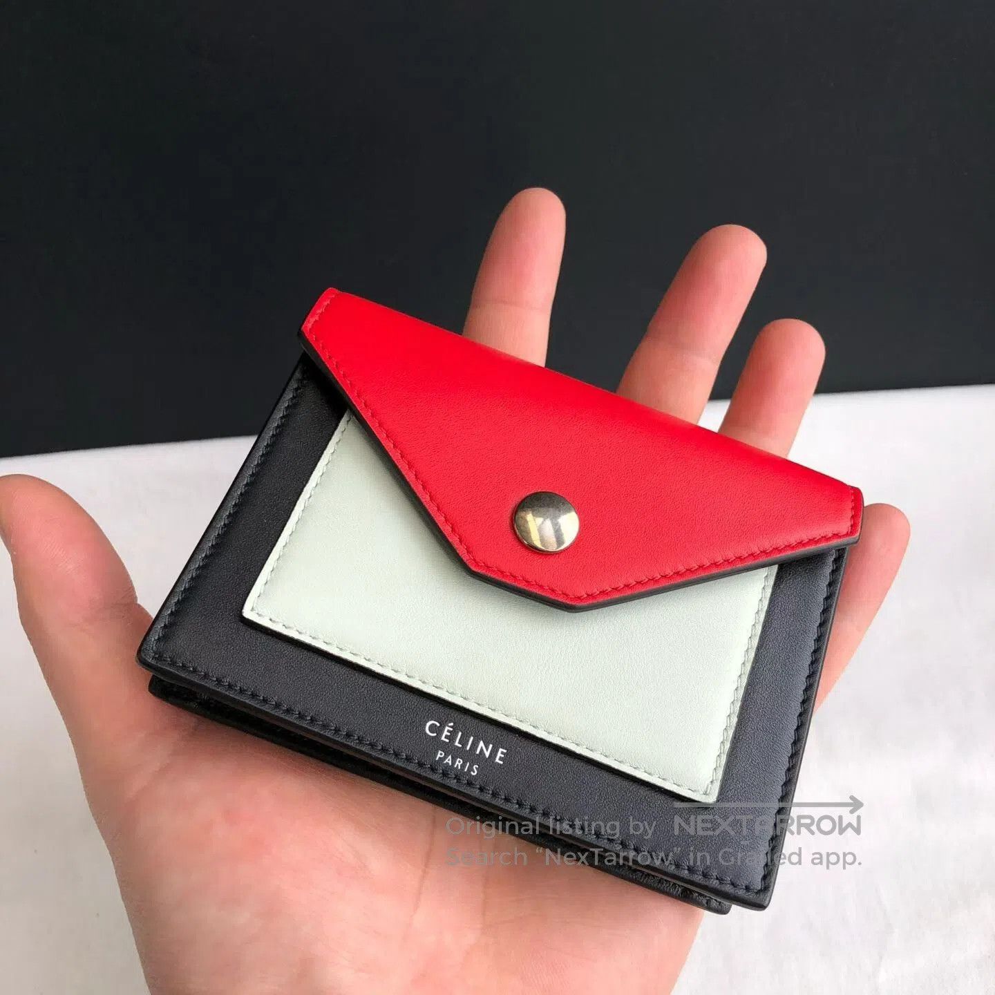 Celine CELINE Classic Colorblock Folding Card Case. Size ONE SIZE - 8 Thumbnail