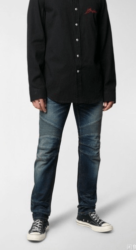 Balmain balmain men's biker jeans size 31 Size US 31 - 2 Thumbnail
