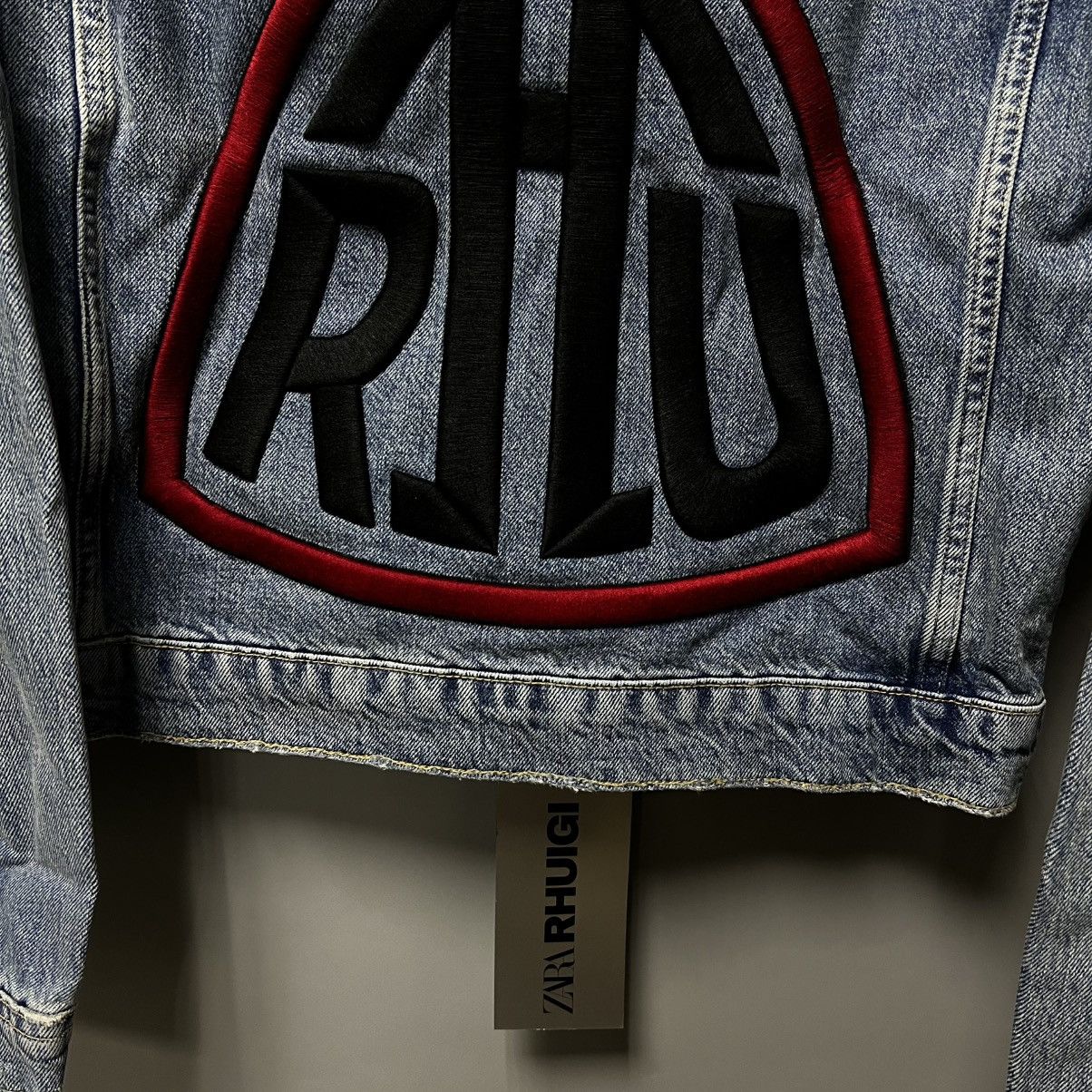 Rhude × Zara RHUDE x Zara CROPPED DENIM JACKET LIMITED Rhuigi NWT NEW Size US S / EU 44-46 / 1 - 11 Thumbnail