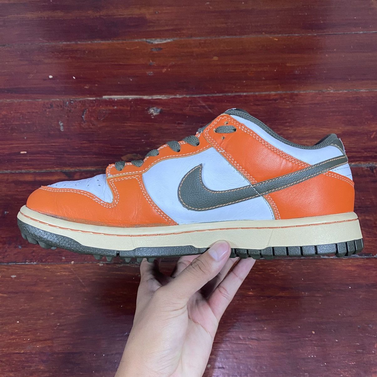 Nike Dunk Low NG Golf White Orange 2011 Size US 8 / EU 41 - 3 Thumbnail