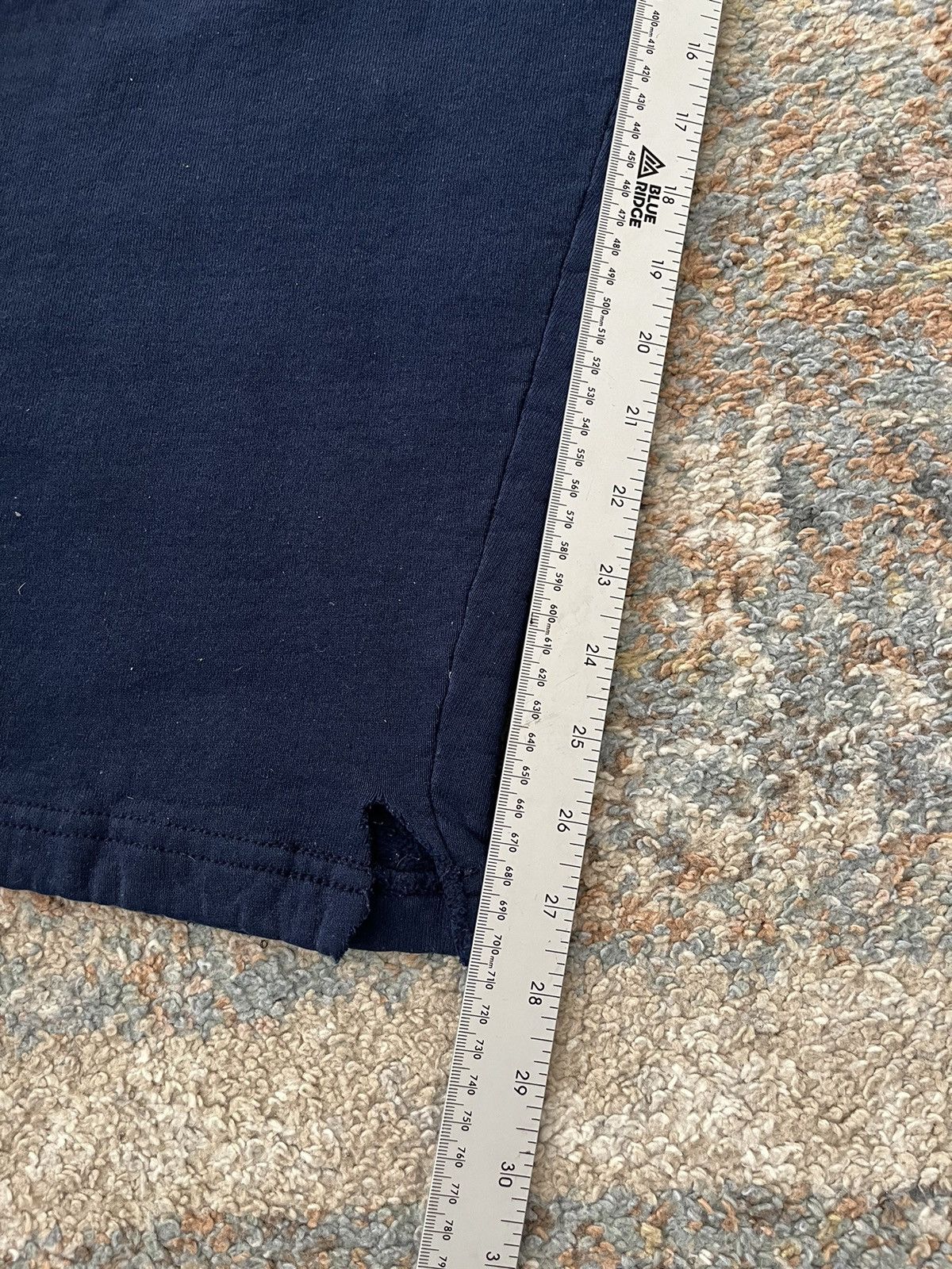 Jerzees × Vintage VTG Y2K JERZEES Police Sweatpants 2XL Navy Distressed Size US 38 / EU 54 - 6 Thumbnail