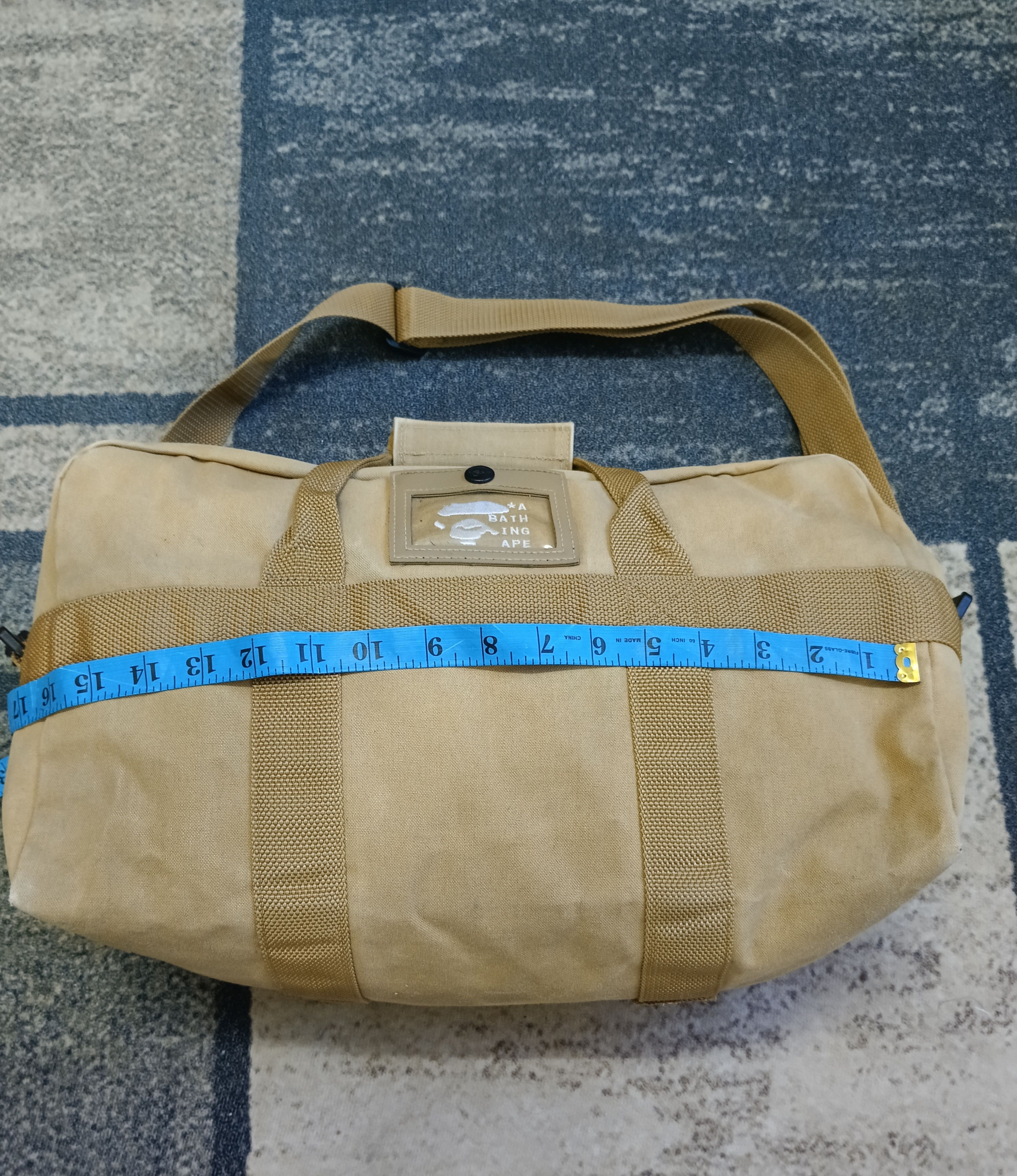 Bape A BATHING APE NOWHERE CANVAS DUFFLE TRAVEL BAG Size ONE SIZE - 9 Thumbnail