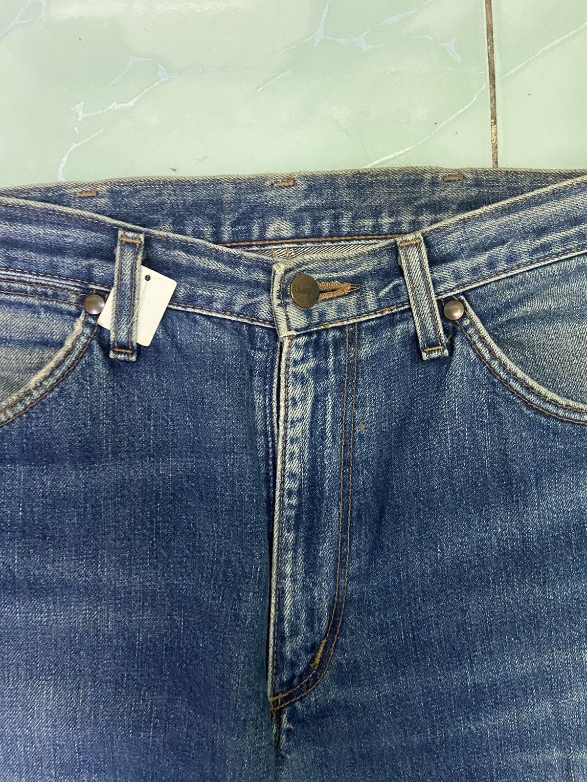 Wrangler Vintage 80s Vintage Wrangler jeans Distressed Size US 30 / EU 46 - 13 Thumbnail