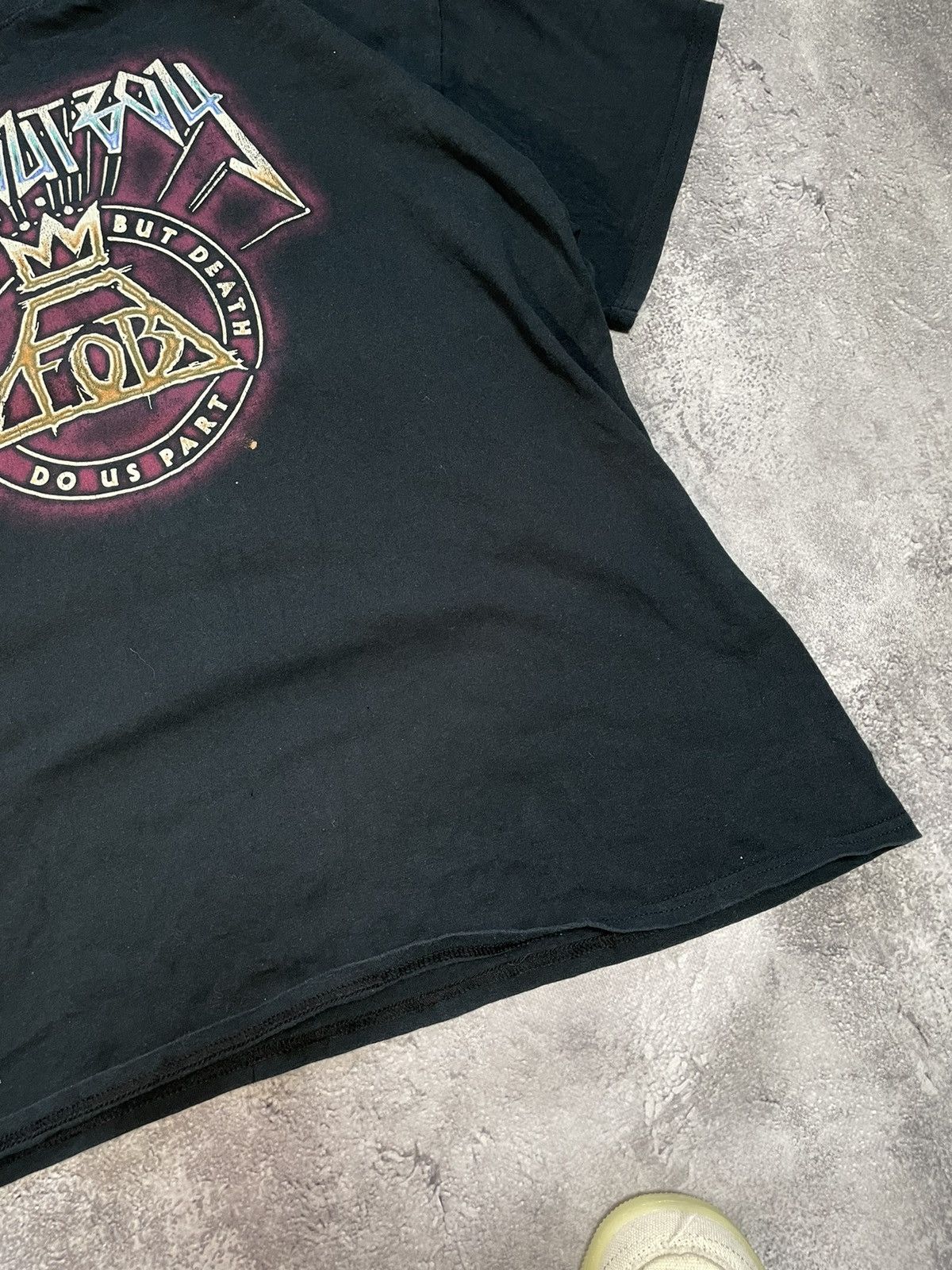 Band Tees Fall Out Boy RARE Saved Latin Tee VNTG 2000s Pop Punk Emo Size US XXL / EU 58 / 5 - 4 Thumbnail