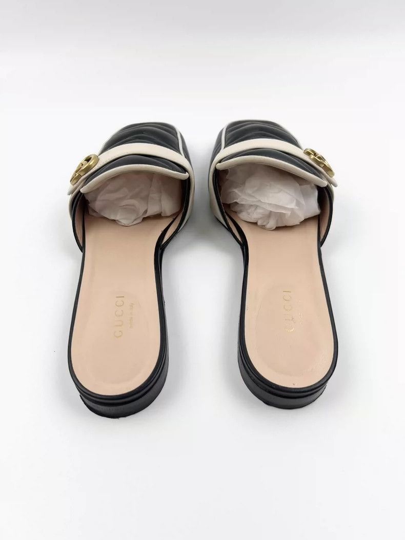 Gucci Gucci Classic Half Slippers Size 37.5-2505 Size US 7.5 / EU 40-41 - 4 Thumbnail