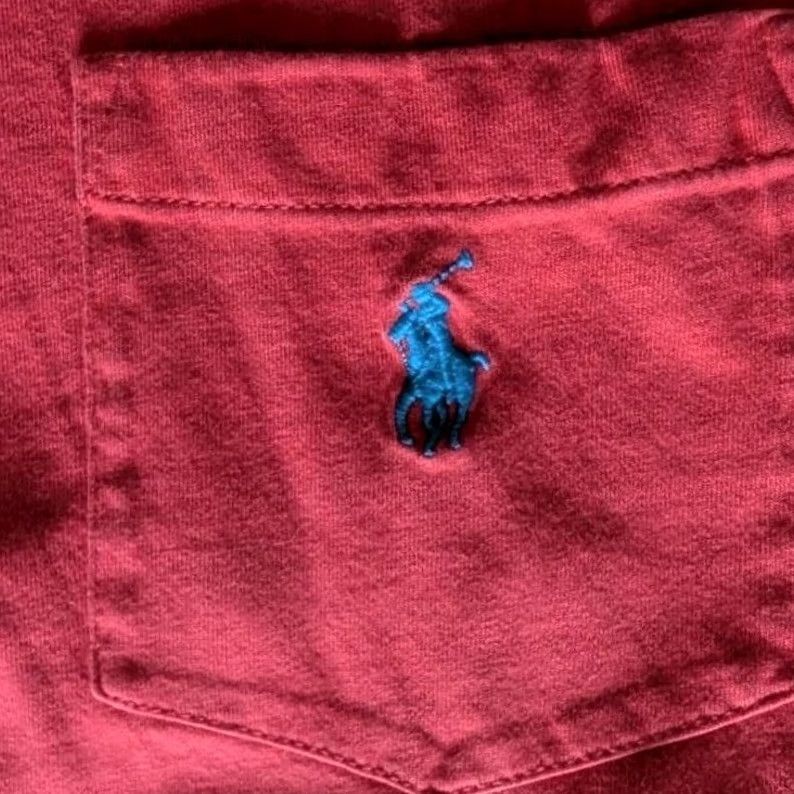 Polo Ralph Lauren Polo Ralph Lauren Mens Classic Fit Pocket T-Shirt Red Pony Hit Logo XL Size US XL / EU 56 / 4 - 3 Thumbnail