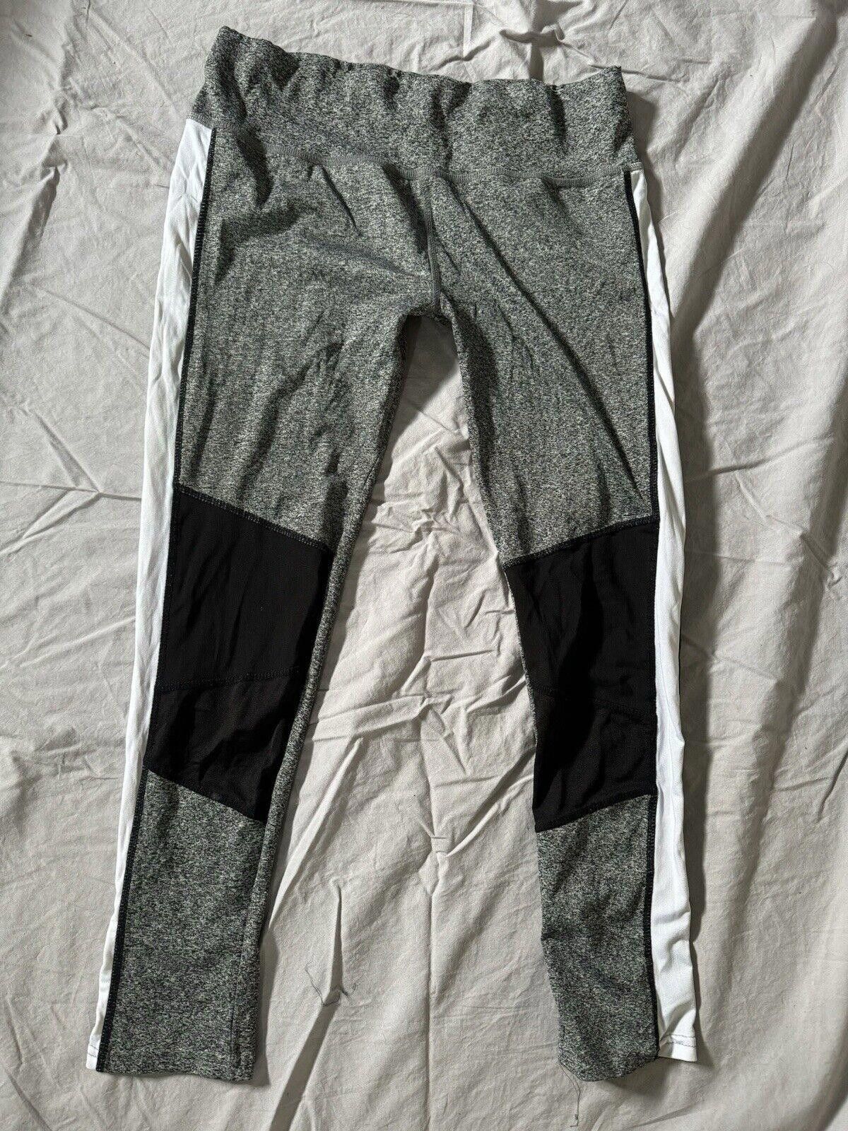 Designer Thrill Performance Leggings Black Gray White Size Large Size 36" / US 14 / IT 50 - 1 Thumbnail