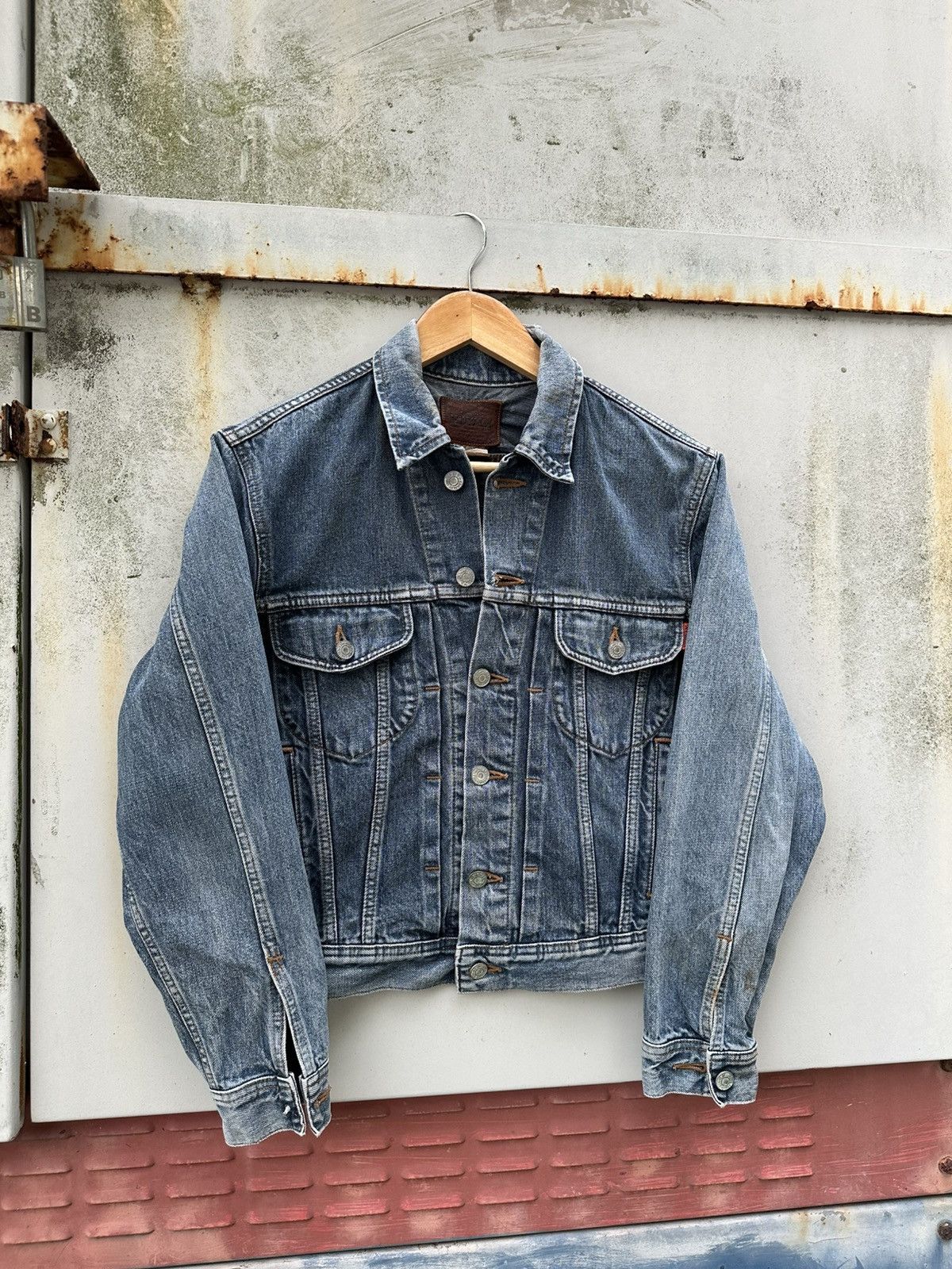 Edwin 👹Vintage Edwin Trucker Jacket (Woman) Size US S / EU 44-46 / 1 - 3 Thumbnail