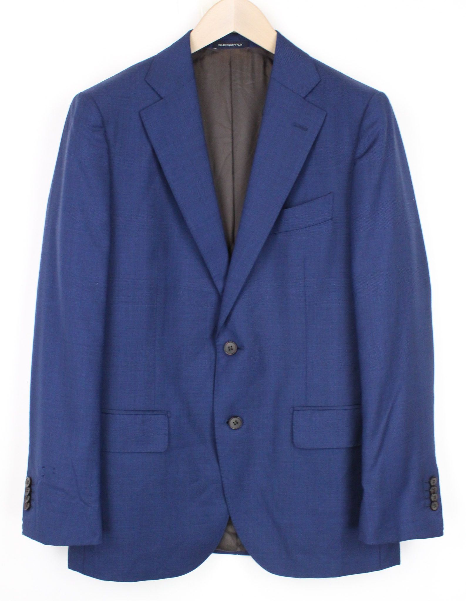 Suitsupply LAZIO UK40R Blue Wool S110s Blazer 67695 Size 40R - 1 Thumbnail