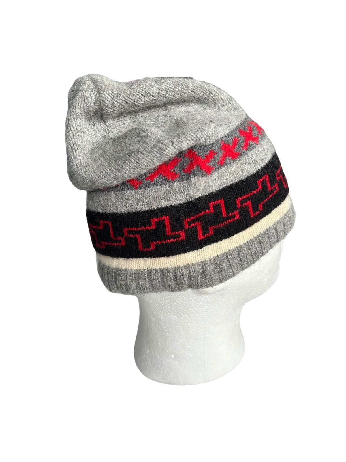 Japanese Brand × Oakley Vtg Oakley Crazy Design Beanie Hats snowcap ☠️ Size ONE SIZE - 5 Thumbnail