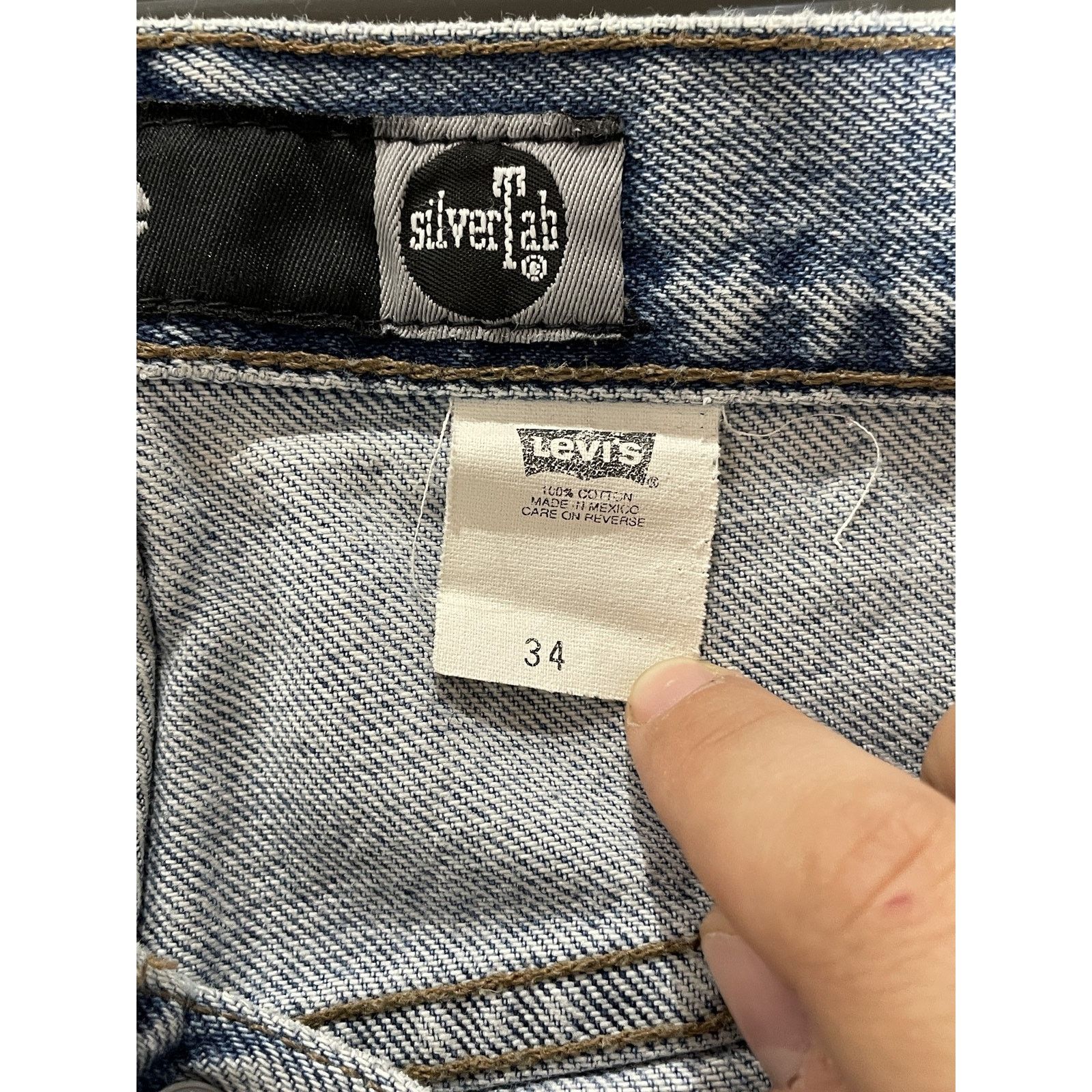 Levi's VINTAGE LEVIS SILVER TAB LOOSE JEAN SHORT SIZE 34 Size US 34 / EU 50 - 6 Thumbnail