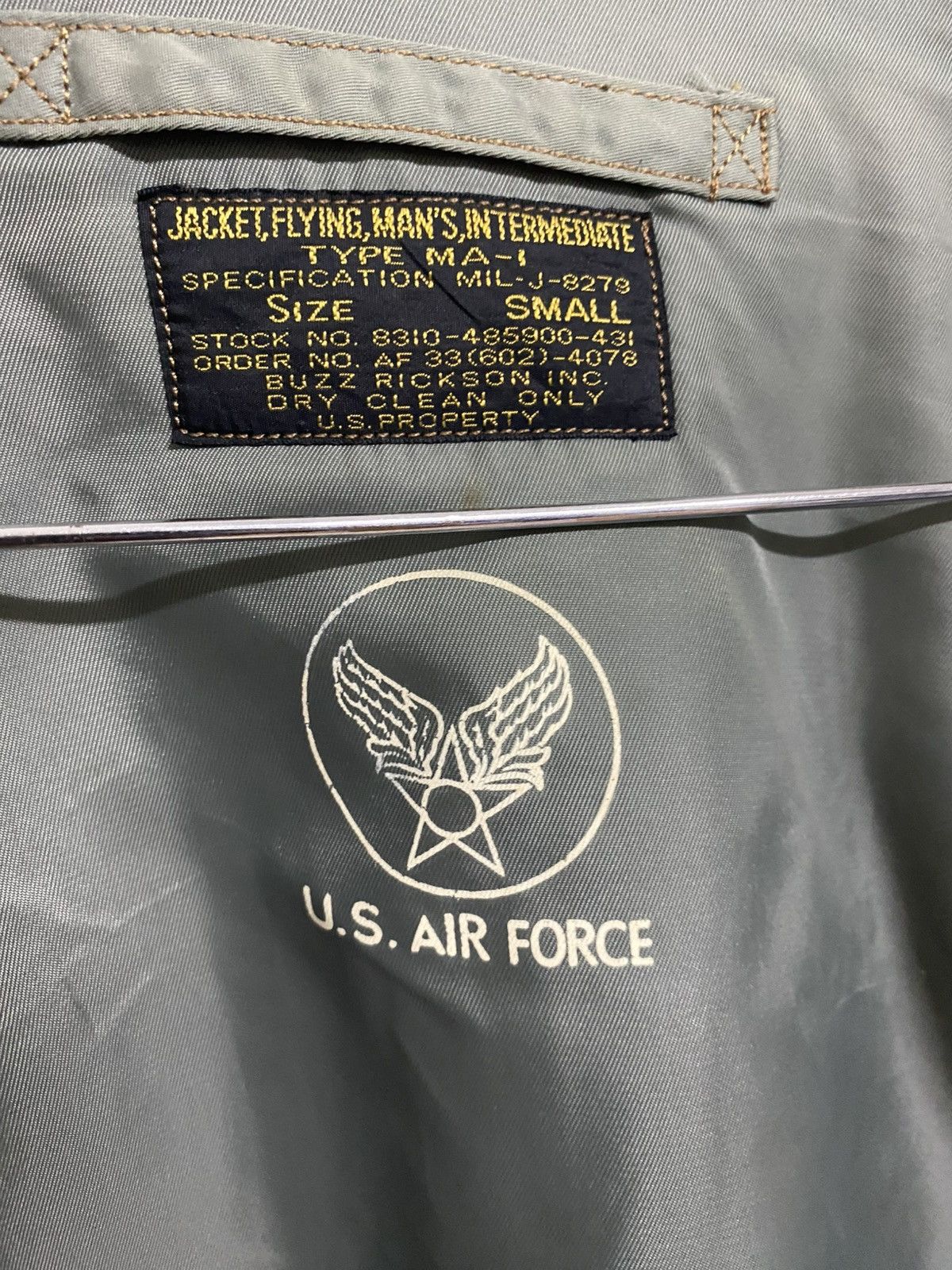 Buzz Rickson's Vintage Buzz Rickson’s Ma-1 Bomber Jacket US Air Force Size US S / EU 44-46 / 1 - 10 Thumbnail