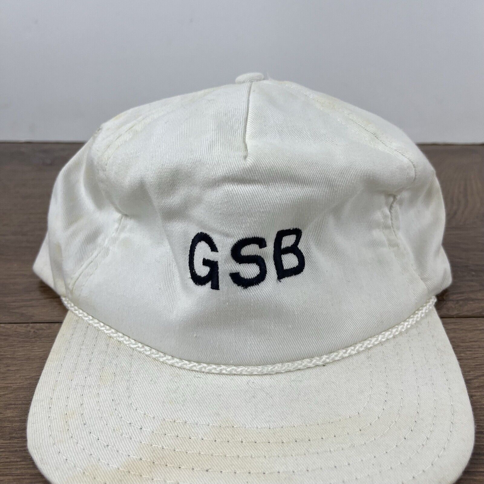 Other GSB Hat GSB Baseball Cap Hat White Adjustable Hat White Adul Size ONE SIZE - 6 Thumbnail