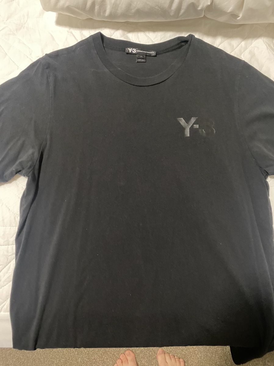 image of Adidas X Y3 Yohji Yamamoto T in Black, Men's (Size Large)