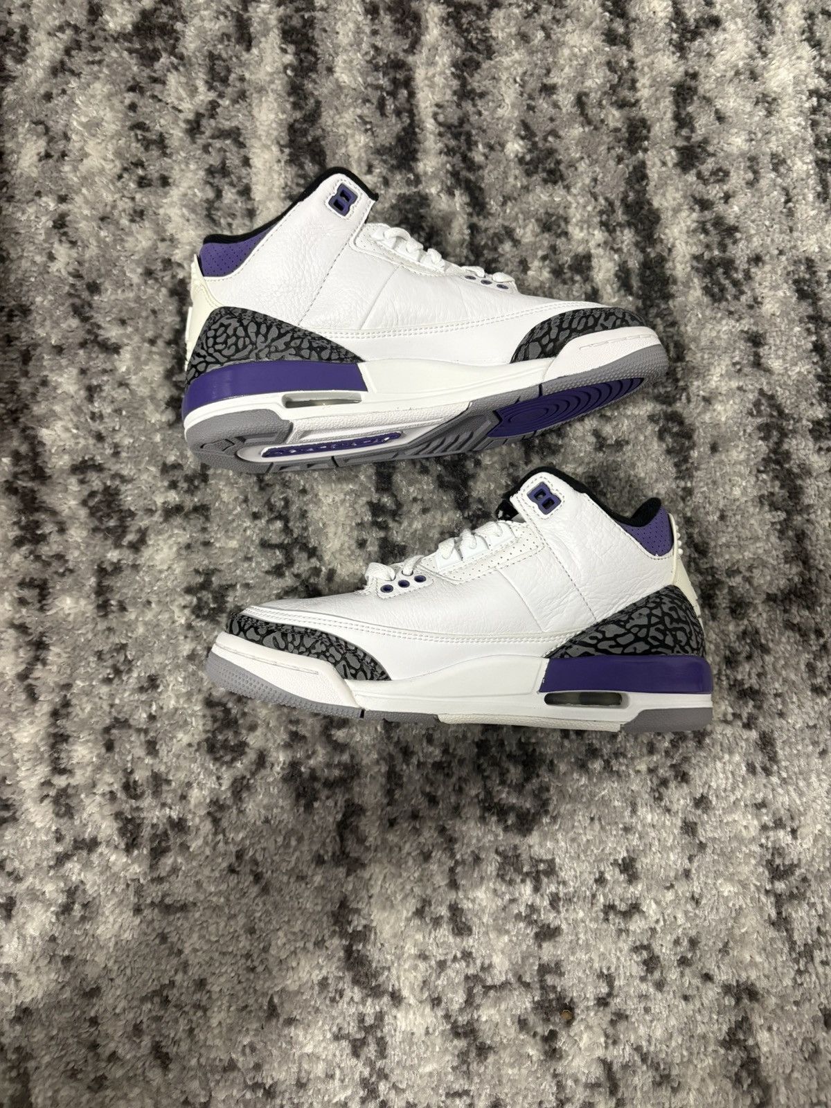 Nike jordan 3 dark iris Size US 4.5 / IT 34.5 - 2 Thumbnail