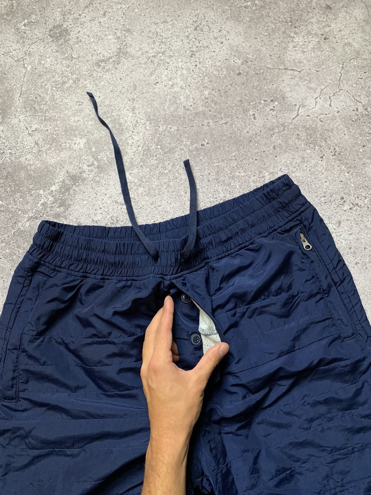 Kith Kith Nylon Shorts - Sweatpants Navy Camo Joggers Size US 34 / EU 50 - 4 Thumbnail
