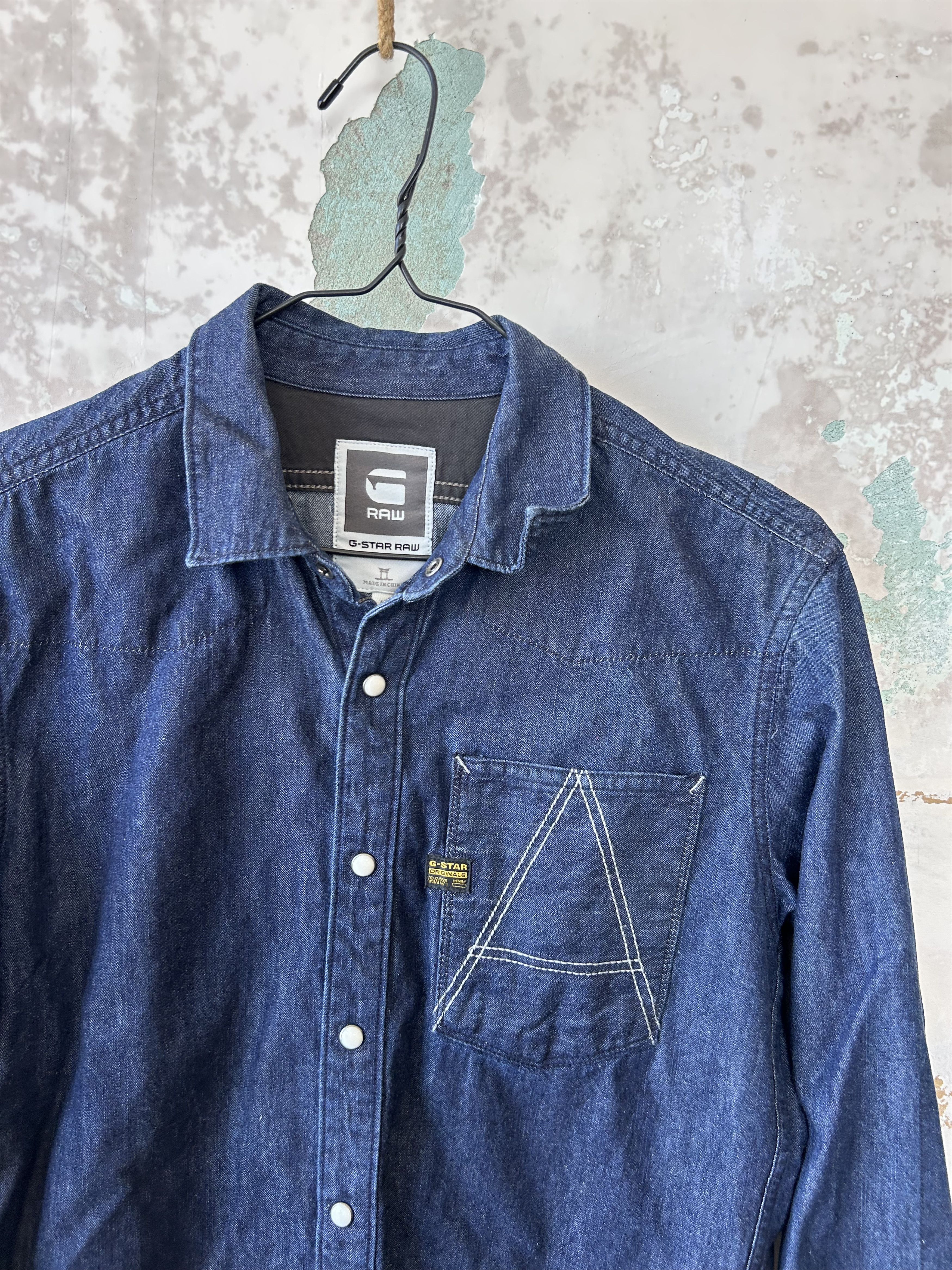 G-Star G-Star Raw Denim Shirt Blue Western Size US M / EU 48-50 / 2 - 4 Thumbnail