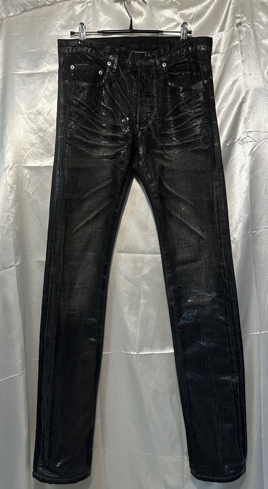 Dior × Hedi Slimane Dior Homme SS07 coated jeans | Grailed