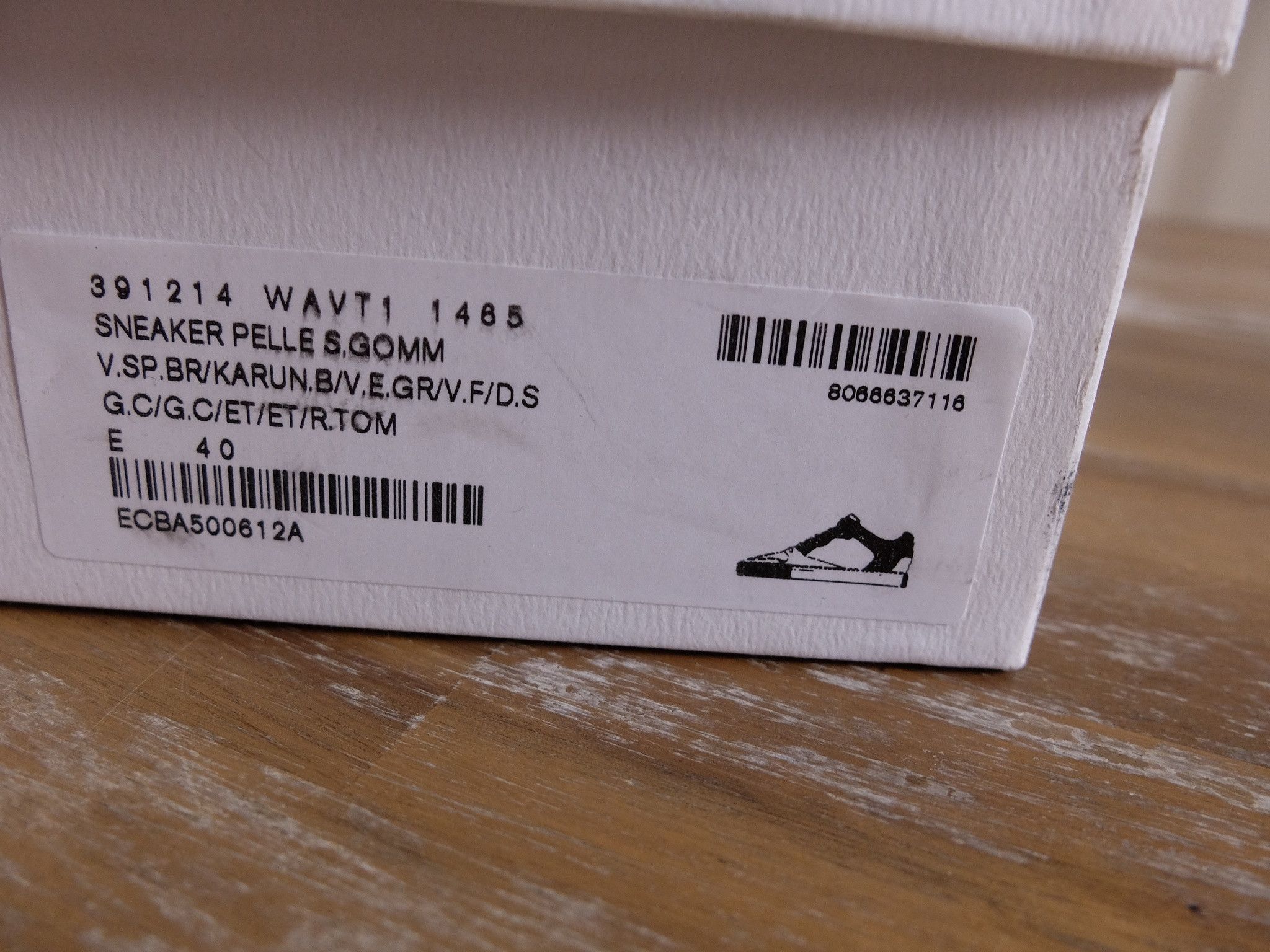 BALENCIAGA Arena gray low top leather sneakers 7 40