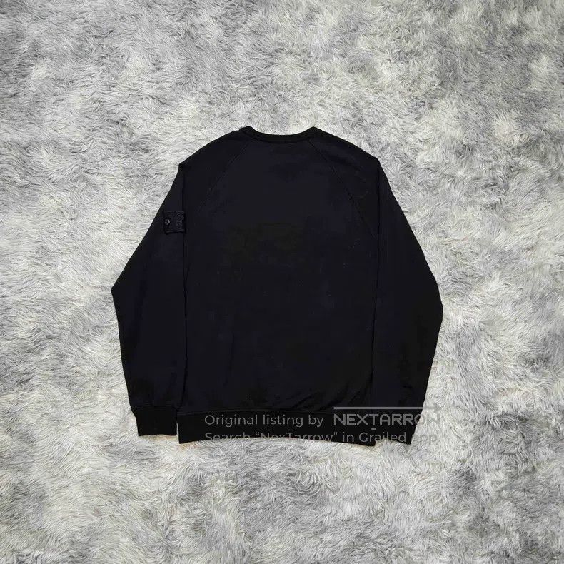 Stone Island Stone Island Phantom Sweatshirt Black Basic Sweatshirt M Size US M / EU 48-50 / 2 - 2 Thumbnail