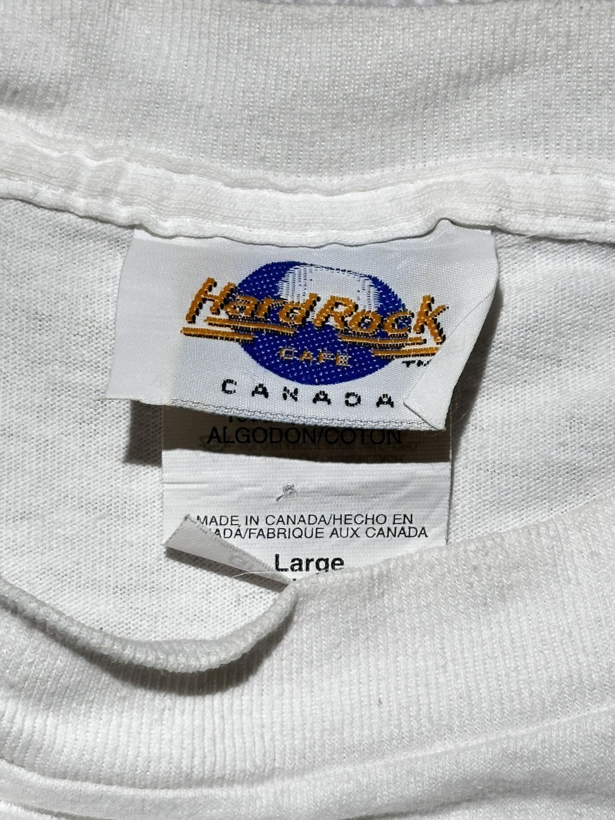 Hard Rock Cafe Hard Rock Cafe T-shirt “Canada Calgary” 80’s Vintage Size US L / EU 52-54 / 3 - 4 Thumbnail