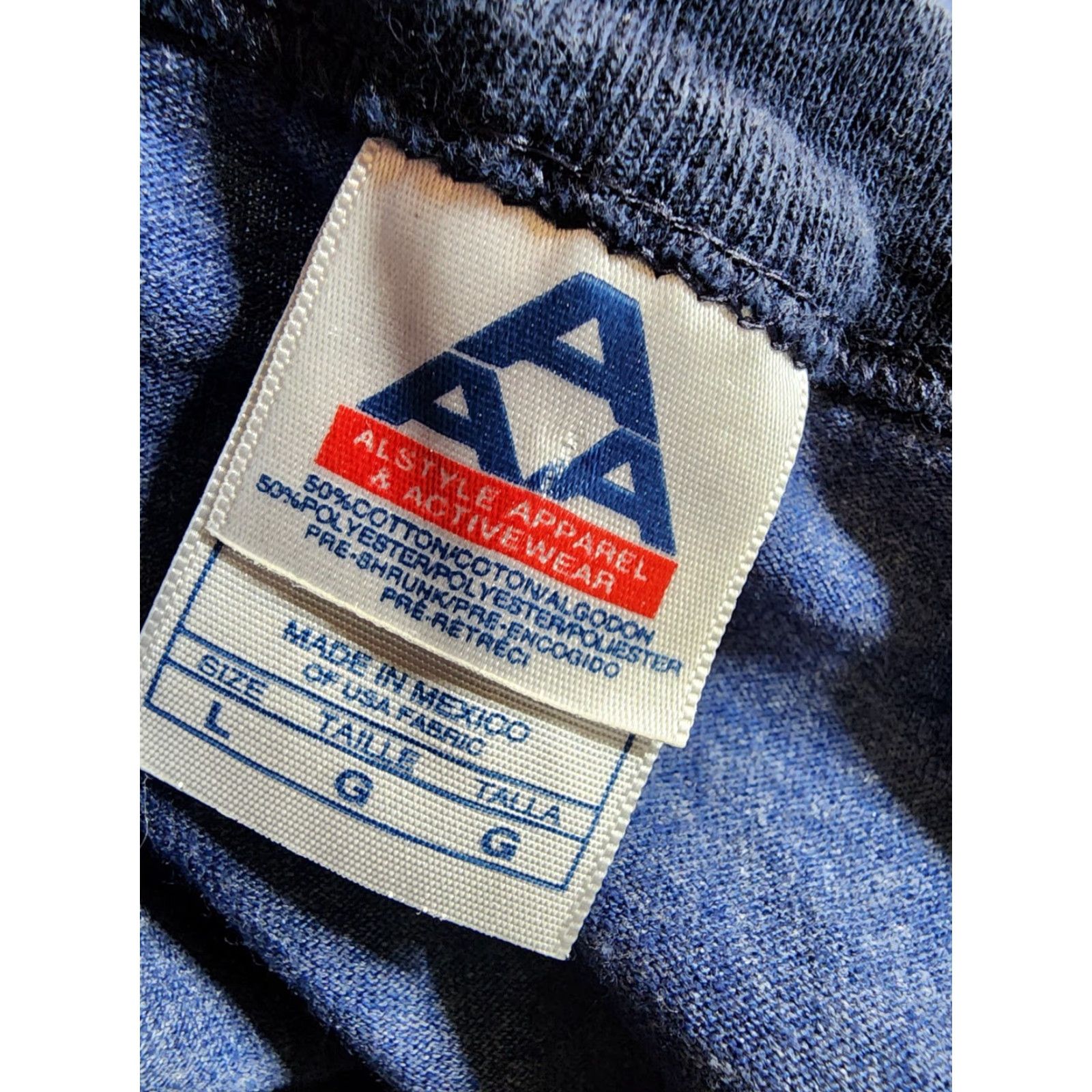 Logo 7 VINTAGE Alstyle Mens T-Shirt Hamm's Beer Logo Short Sleeve Crew Neck Blue 2000s Premium Ringer T Shirt Hag Monitoring Size US L / EU 52-54 / 3 - 5 Thumbnail