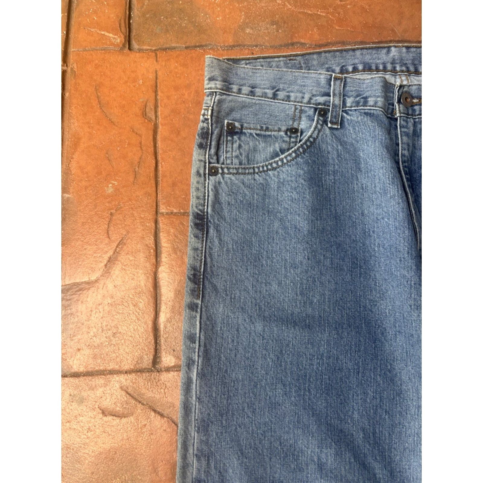 Polo Ralph Lauren VINTAGE Polo Ralph Lauren Jeans Mens 34x32 Blue Relaxed Straight denim 5-Pocket USA Classic 90s Mens Size US S / EU 44-46 / 1 - 6 Thumbnail