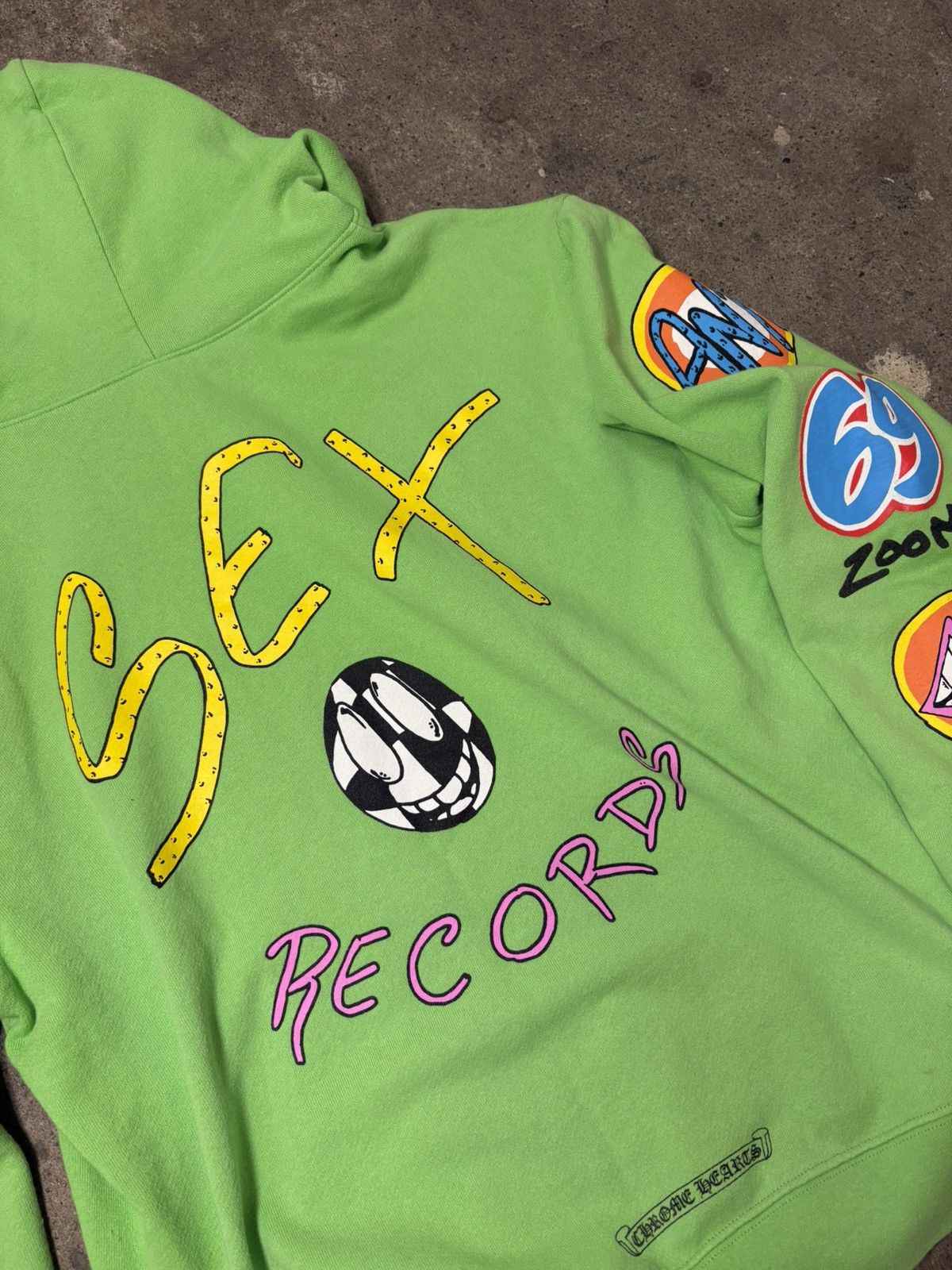 Chrome Hearts × Matty Boy CHROME HEARTS MATTY BOY SEX RECORDS HOOD Size US XL / EU 56 / 4 - 3 Thumbnail