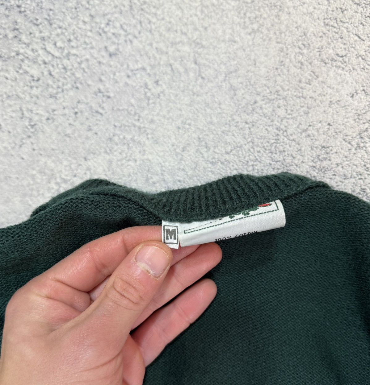 Lacoste Lacoste Chemise Vintage Green Sweater M Made in France Logo Size US M / EU 48-50 / 2 - 7 Thumbnail