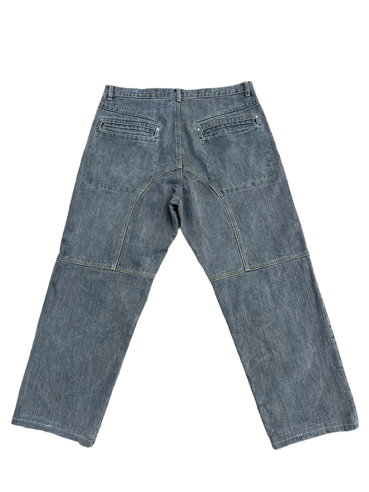 Japanese Brand × MasterPiece Vintage Masterpiece X Mad Hectic Multi Pocket Baggy Jeans Size US 36 / EU 52 - 2 Thumbnail