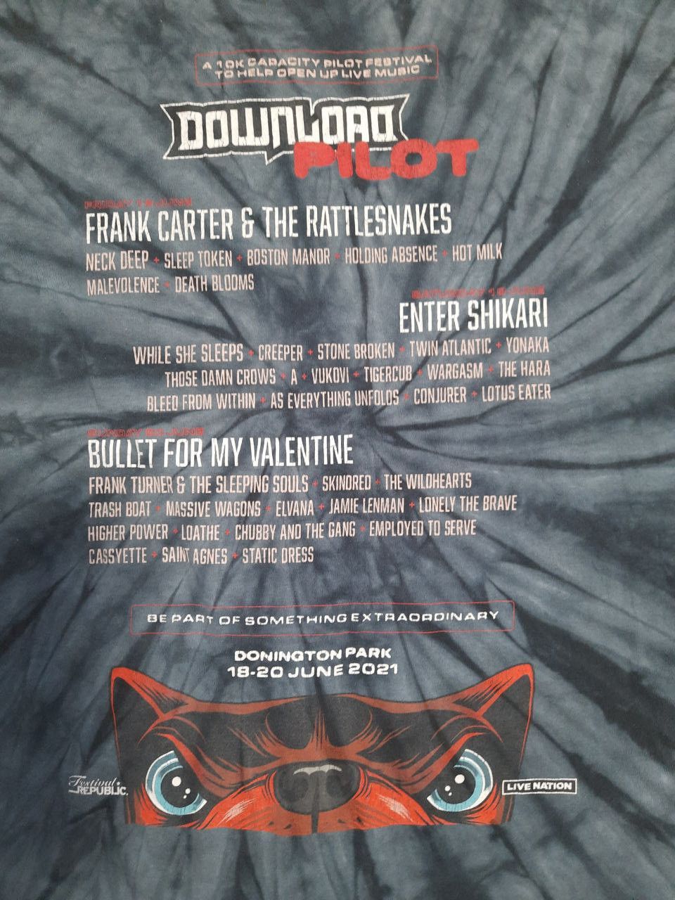 Band Tees × Gildan Gildan Download Pilot Festival 2021 T-Shirt Size US XL / EU 56 / 4 - 5 Thumbnail