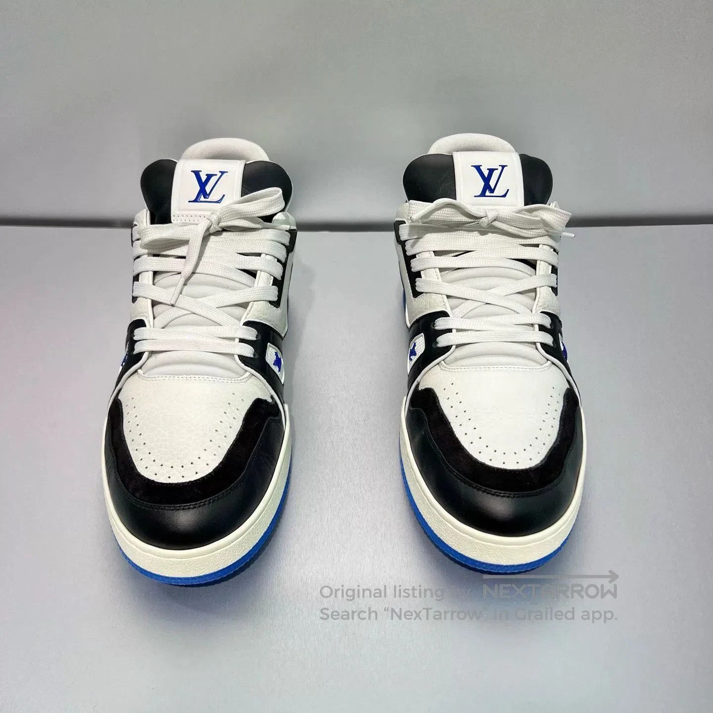 Louis Vuitton louis vuitton trainer sneakers in black and white. Size US 9 / EU 42 - 2 Thumbnail