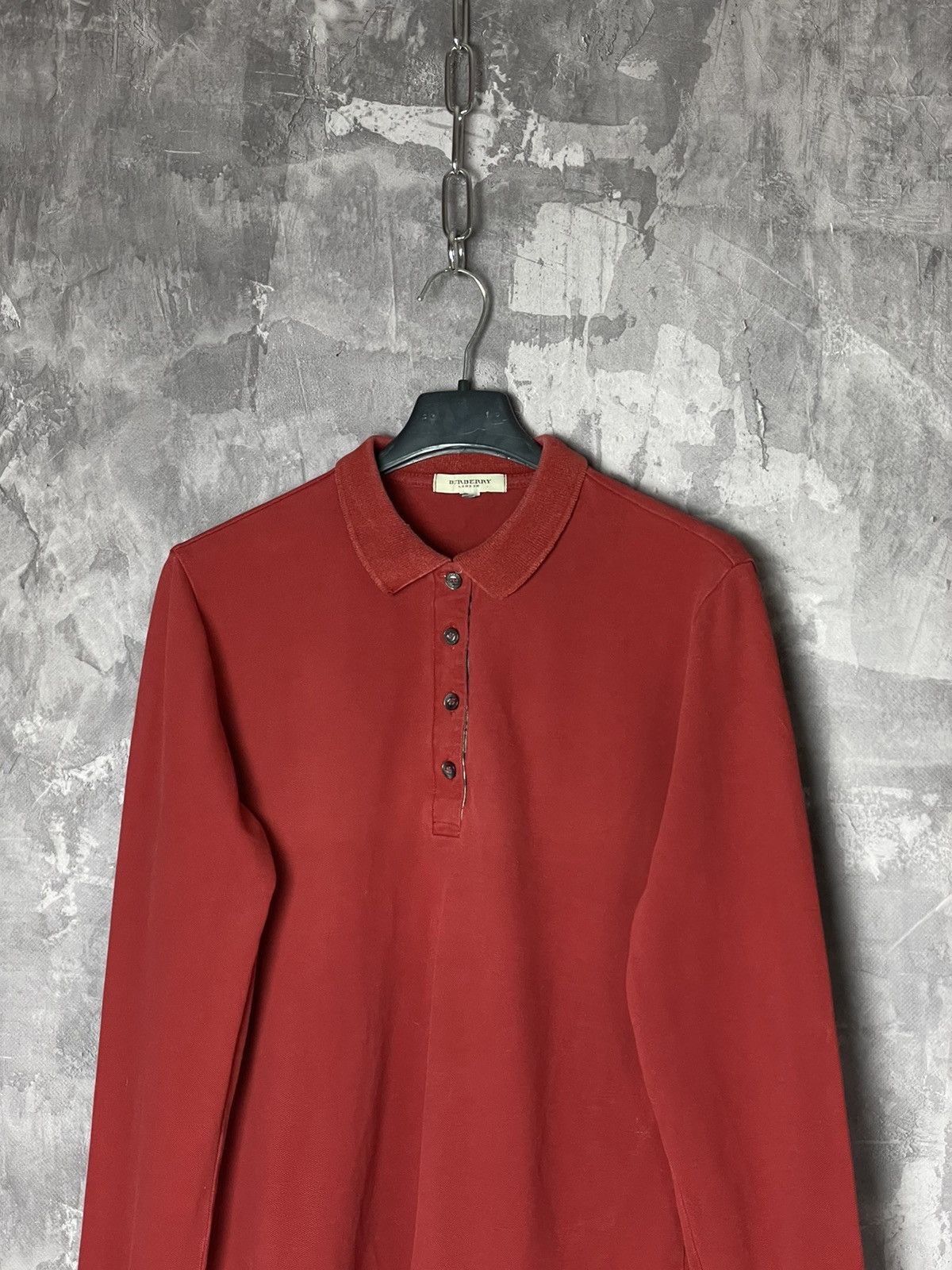 Burberry × Vintage Burberry Nova check Long Sleeve Tshirt Size US M / EU 48-50 / 2 - 2 Thumbnail