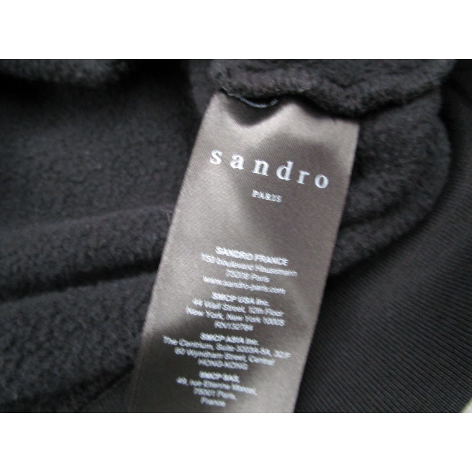 Sandro Sandro Hoodie Mens Medium Black Mr Happy Pullover Long Sleeve Kangaroo Pocket Size US M / EU 48-50 / 2 - 5 Thumbnail