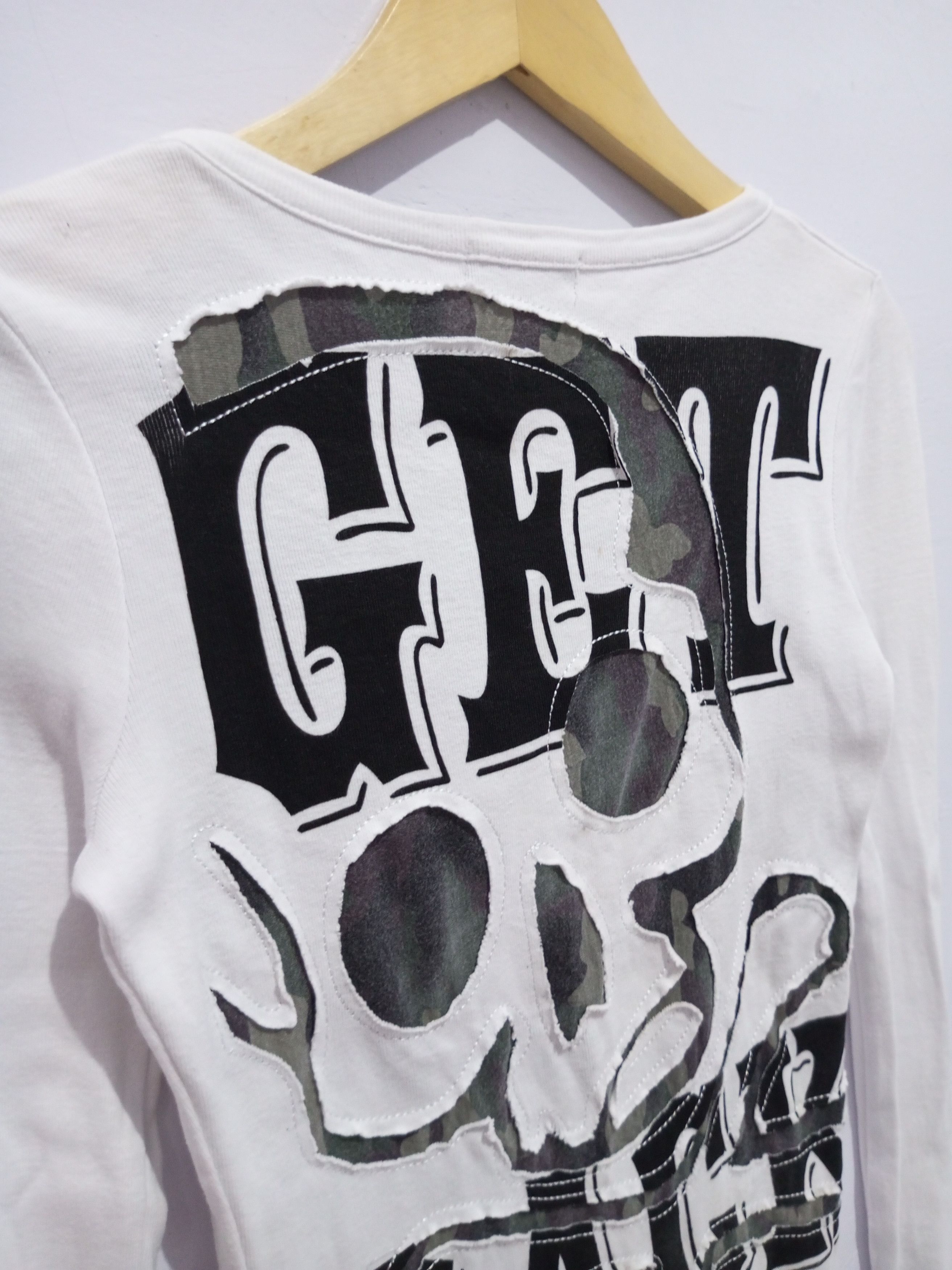 Japanese Brand Y2k M. K. R royal vandals patch big skull long sleeve Size S / US 4 / IT 40 - 5 Thumbnail