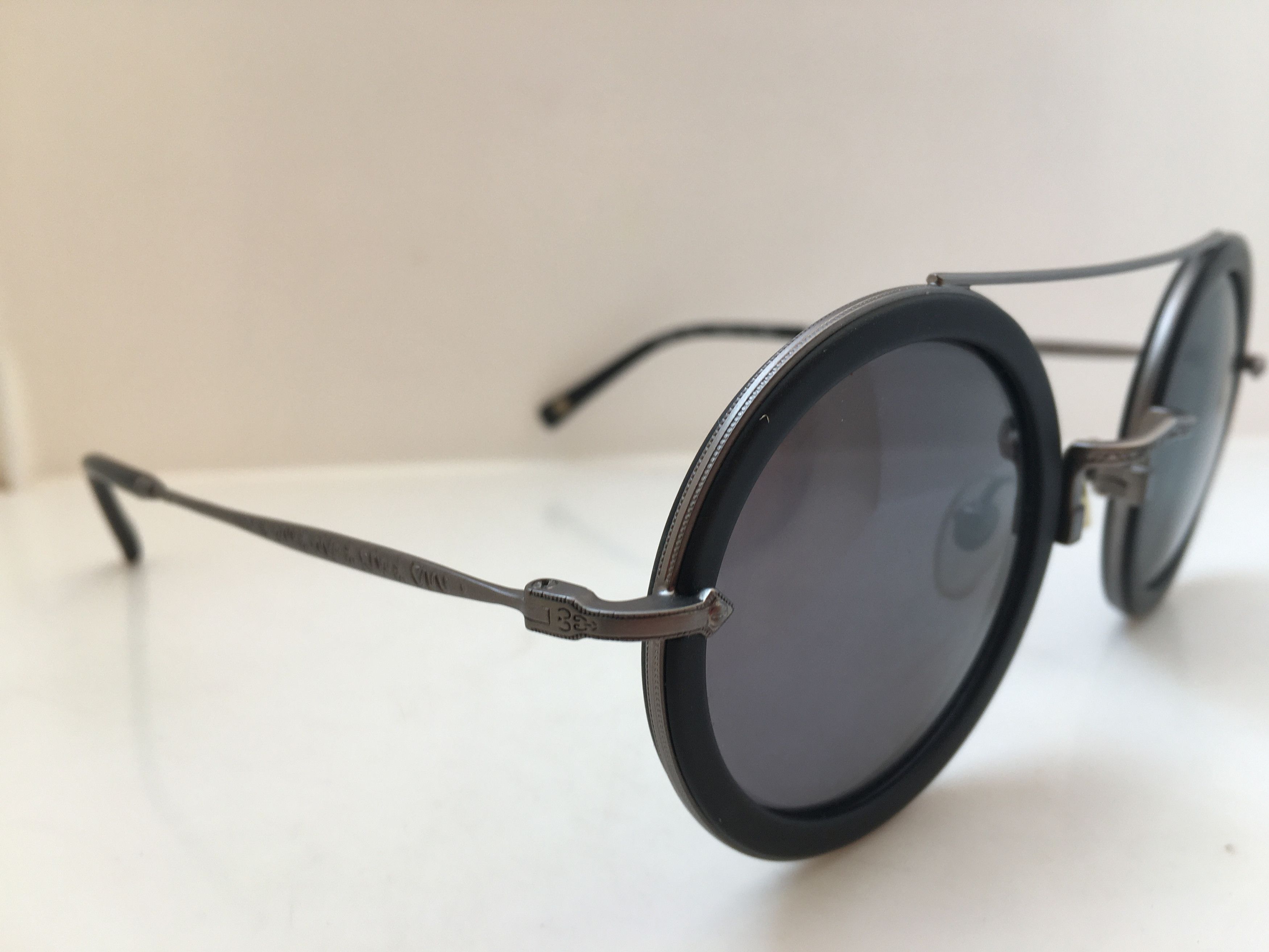 Other Handmade RAnus Round Sunglasses Frame GATSBY ARISTOCRAT Size ONE SIZE - 2 Thumbnail