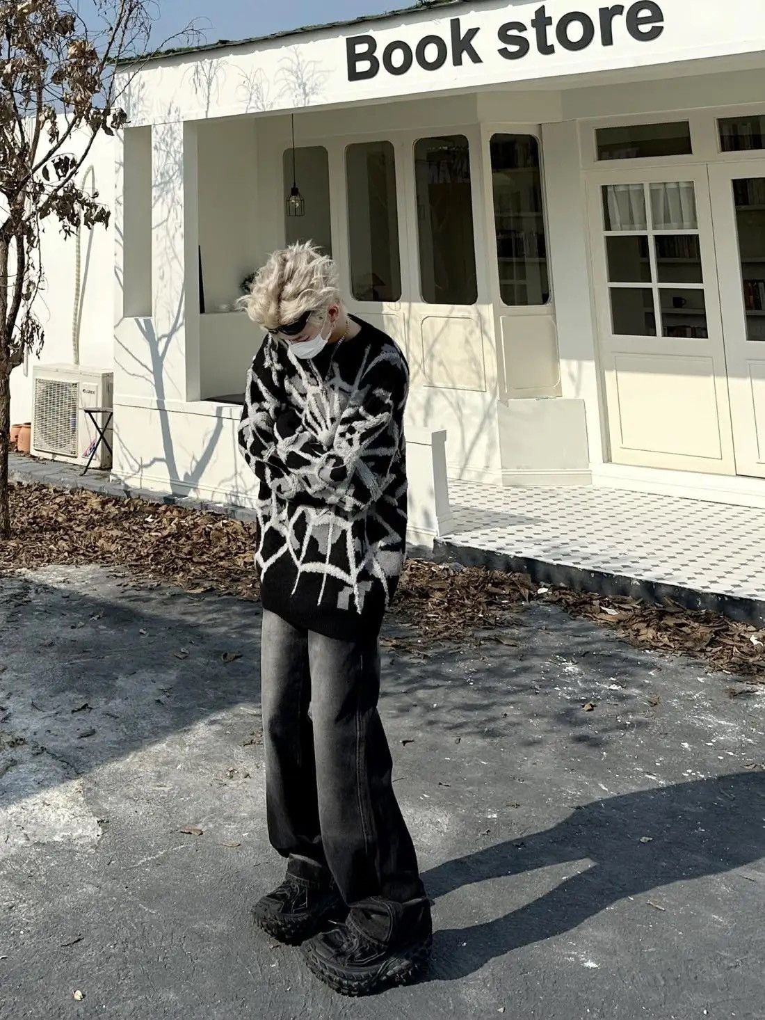 Other Spider Web Sweater Pullover y2k Size US L / EU 52-54 / 3 - 4 Thumbnail