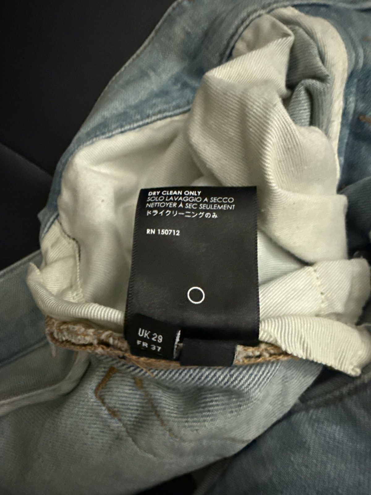Amiri Amiri - Light Wash Distress Size US 29 - 6 Thumbnail