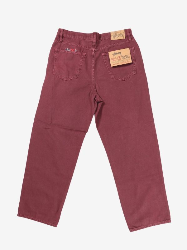 Stussy stussy big ol jeans wine Size US 33 - 2 Thumbnail